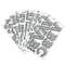 12 Pack: Shadow Alphabet Stickers by Recollections™